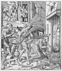 Sorgheloos trägt eine Garbe, 1541